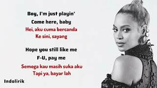 Beyoncé  Run the World Girls  Lirik Terjemahan Indonesia [upl. by Ardnasela831]