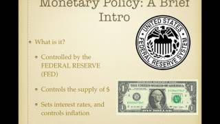 AP Gov Review Video 40 Monetary and Fiscal Policy [upl. by Mclaurin]