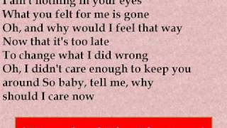 Sara Evans  Why Should I Care Lyrics [upl. by Aldrich]