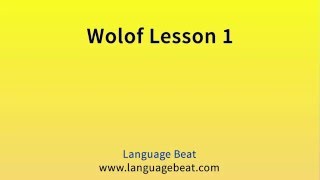 Learn Wolof  Lessons 1 10 for Beginners [upl. by Sema]