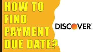 How to check Payment Due Date Discover Credit Card [upl. by Lili]