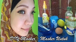 DIY Masker  Buat sendiri masker di rumah [upl. by Borszcz]