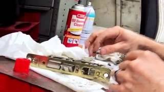 SARGENT mortise lock  cleaning [upl. by Katt197]