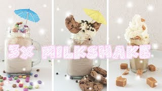 3X MILKSHAKE RECEPTEN ☆ GirlsceneNL [upl. by Damiano]