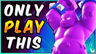 The ONLY Elixir Golem Deck Pros Play in Clash Royale 🏆 [upl. by Johen541]