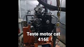 teste motor caterpillar 416E [upl. by Firmin]