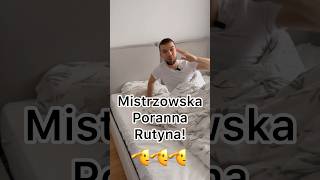 Mistrzowska Poranna Rutyna 🫡 morningroutine [upl. by Leisam]