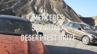 Mercedes SUV Attack Desert Test Drive [upl. by Arabela]