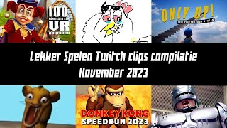 Lekker Spelen Twitch clips compilatie  November 2023 [upl. by Aitret]