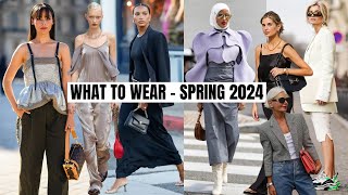 Top 10 Wearable Spring 2024 Fashion Trends [upl. by Nairret]