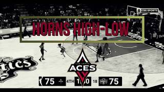 Playbook🎥 Horns HighLow  ACES  WNBA [upl. by Thaine]