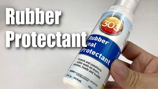 Rubber Weather Seal Protectant amp Conditioner by 303 Products Review [upl. by Aerdnas]