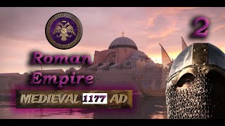 Medieval 1177 AD  Roman Empire campaign 2  Antioch takes care of business [upl. by Sup]