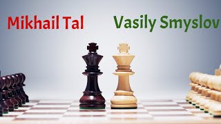 Tal vs Smyslov USSR Championship 1959 chess 4k [upl. by Kir]