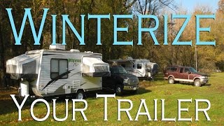 How to winterize a travel trailer or RV water system [upl. by Elane340]