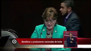 Fortalecen diputados a productores lecheros nacionales [upl. by Analos406]