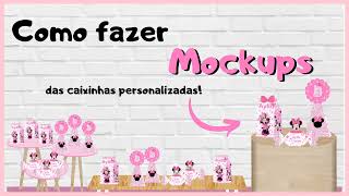 como fazer mockup de caixinhas personalizadas [upl. by Elianore]