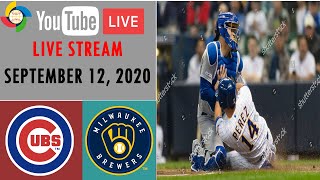 Chicago Cubs vs Milwaukee Brewers  LIVE STREAM  MLB 2020  SEPTEMBER 12 2020 [upl. by Tine]