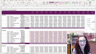 Building a Rolling Forecast in Excel [upl. by Eimam]