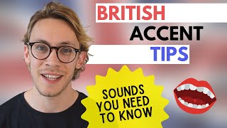 How to Speak With a British Accent RP  4 Important Sounds [upl. by Esinrahc]