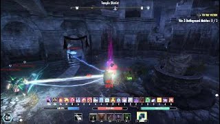 ESO  Stamina Sorc  Outnumbered PvP  2hampSnB  Necrom 👌👌👌 [upl. by Aneerak]