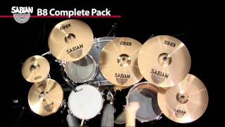 Sabian B8 Complete Pack Cymbal Demo [upl. by Leverett663]