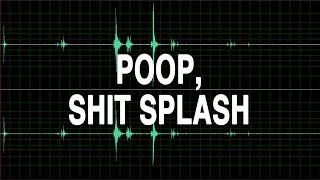 Poop shit splash sound effect  BEHIND THE SCENES video in the description [upl. by Terence842]