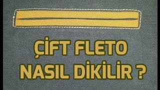 Çift Fleto Cep Nasıl Dikilir [upl. by Bullen]