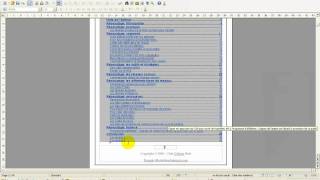 Tutoriel  Comment créer une table des matières dynamique avec OpenOffice [upl. by Ieso]