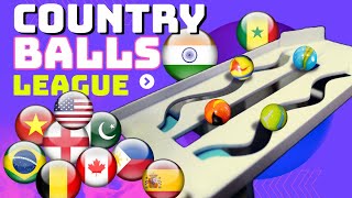 ALL EVENTS  Marble Race Countryballs League [upl. by Kirstyn101]