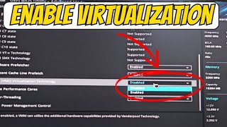 How to enable Virtualization in Asus BIOS [upl. by Lesnah]