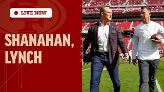 John Lynch and Kyle Shanahan Recap Day 2 of the 2023 NFL Draft  49ers [upl. by Jezabelle244]