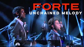 Forte Tenors  Unchained Melody amp TenorJoshPage Story  Americas Got Talent  Radio City [upl. by Moyers]