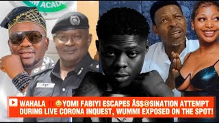 WAHALA ‼️😳 YOMI FABIYI ESCAPES ÂSSINATION ATTEMPT DURING LIVE CORONA WUMMI EXPOSED ON THE SPOT [upl. by Tory]