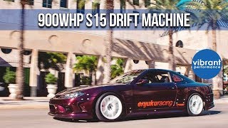 900 HP S15 Silvia Adam LZ 2JZ 34L Swapped Drift Car [upl. by Wehttan]