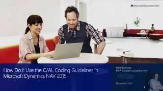 How Do I Use the C AL Coding Guidelines in Microsoft Dynamics NAV 2015 [upl. by Stephan]