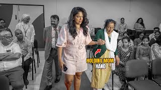 Sameera Reddys Beautiful Moment Holding Moms Hand A Walk of Respect [upl. by Audun214]