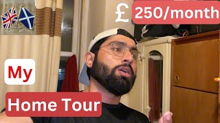 My Home Tour  Cheapest Accommodation for International Students in EdinburghUnited Kingdom [upl. by Noirda]