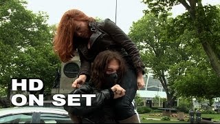 Captain America The Winter Soldier Scarlett Johansson quotBlack Widowquot Behind the Scenes Full Broll [upl. by Vokay865]