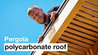 How to Install Polycarbonate Roof DIY [upl. by Aesoh]