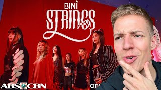 NOW THIS IS WHAT IM TALKING ABOUT  Reacting To BINI  Strings Official Music Video [upl. by Wills]