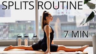 7 MIN STRETCH FOR SPLITS  How To Get Your Splits  Increase Flexibility  Daniela Suarez [upl. by Aratahs]