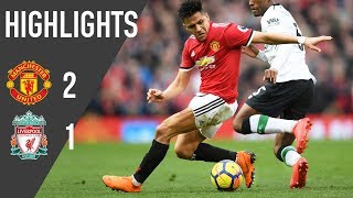 Manchester United 21 Liverpool  Premier League Highlights 1718  Manchester United [upl. by Nylatsyrc]