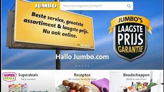 Zo werkt het online boodschappen doen op Jumbocom [upl. by Schroth]