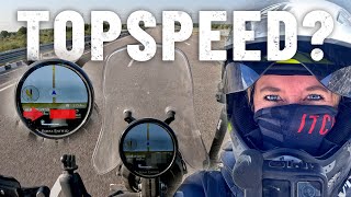 TOPSPEED of the New Royal Enfield Himalayan 452 [upl. by Peednama]