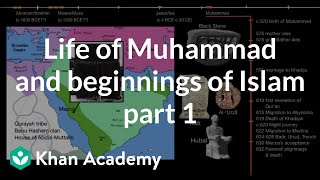 Life of Muhammad and beginnings of Islam part 1  World History  Khan Academy [upl. by Pros279]