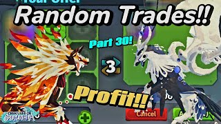 Random Trades Part 30 🔥 Creatures of Sonaria [upl. by Alle]