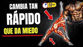 10 Ejercicios SENCILLOS que dan RESULTADO RÁPIDO Entrenamiento en Casa Sin equipo CUERPO MUSCULOSO [upl. by Aynod331]