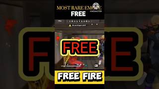 Most rare emote free 😱✨  freefireshorts viralshorts [upl. by Yecart]