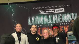 Muhammad Ali grandson face off fighting on Loma vs Commey card EsNews Boxing [upl. by Bobker]